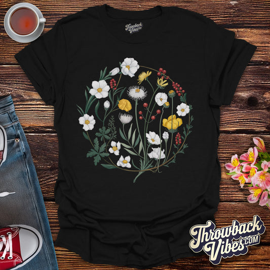 Flower Ring T-Shirt - Throwbackvibes 