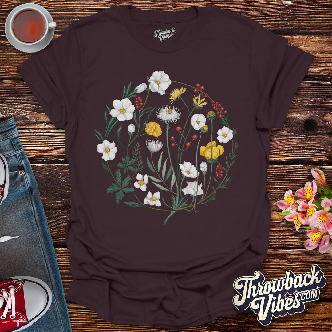 Flower Ring T-Shirt - Throwbackvibes 