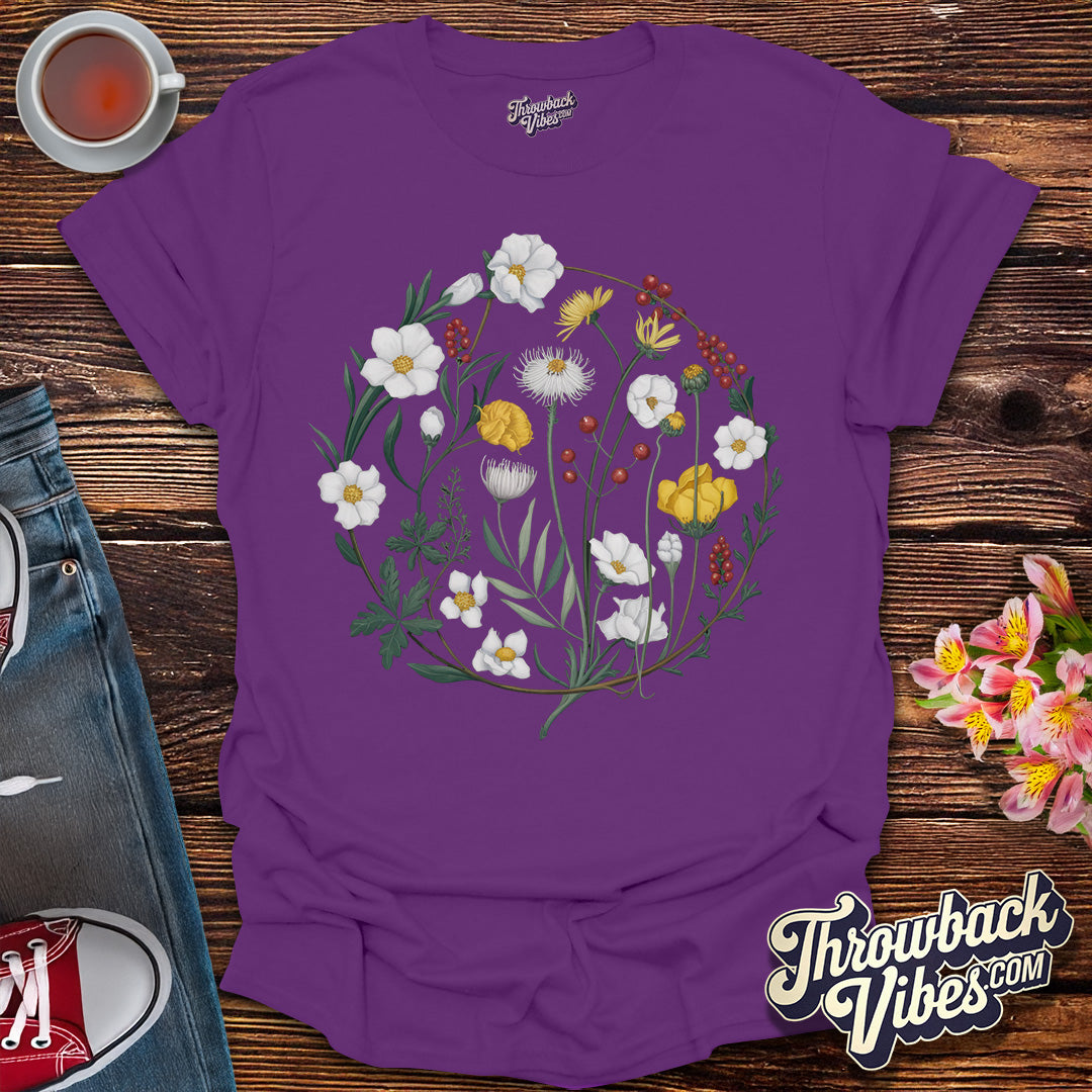 Flower Ring T-Shirt - Throwbackvibes 